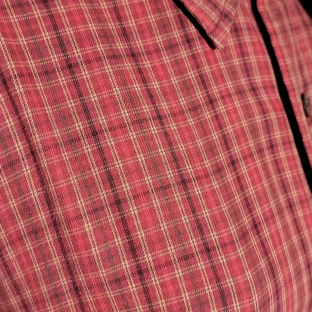 J. Crew Men’s XL Plaid Button Down Shirt Red Long Sleeve Urban Indie Preppy